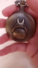 Reloj De bolsillo De Totoro animado para niños, cadena De reloj De bolsillo Retro De cuarzo, colgante, regalo