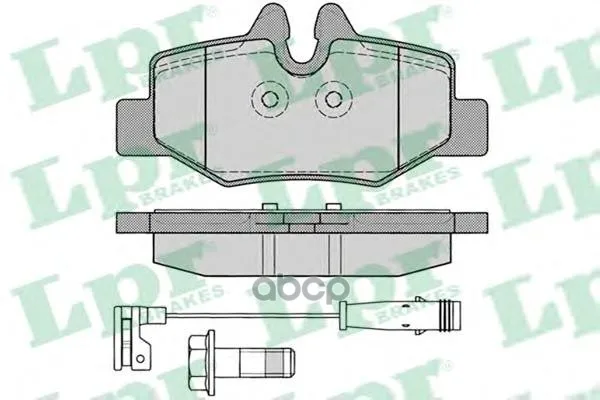 Колодки Тормозные Mercedes Viano/Vito W639 03- Задние С Датч. Lpr 05p1246 Lpr арт. 05P1246