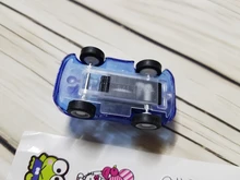 Mini vehículo extraíble de dibujos animados para niños, juguetes de fiesta de cumpleaños para niños, modelo educativo divertido de plástico, juguete para regalo, 1 ud.