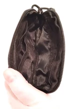 Bolsa EDC táctica impermeable para cambio de llaves, Cartera de viaje, monedero con ranuras para tarjetas, cremallera, riñonera, ropa deportiva