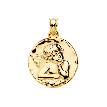 

Medal 18k gold Little Angel 24mm. Brightness smooth [AC1035GR] -Customizable-RECORDING INCLUDED IN THE PRICE