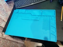 Alfombrilla de Trabajo de Reparacion de Telefonos Moviles Aislamiento Térmico de Protección Anticalor para Estación de Soldadura BGA