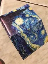 De moda de cielo estrellado cielo cubierta del pasaporte de cuero de la PU de los hombres y las mujeres tarjeta de crédito puerto de paso funda, soporte tarjeta cartera