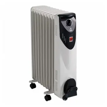 Oil-filled Radiator (9 chamber) Grupo FM RW-20 2000W White