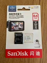 Microsd-Card High-Endurance Sandisk Video-Speed U3 256GB 32GB 64GB 128GB V30 Up-To-100m/S