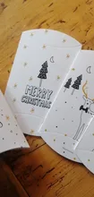 Gift-Bags Boxes Guests-Packaging Merry-Christmas Deer Candy Stickers No Party with Snowflakes