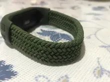 Pulsera de nailon trenzado para xiaomi Mi band 5, pulsera de nailon para xiaomi Mi band 4, 3 y 6
