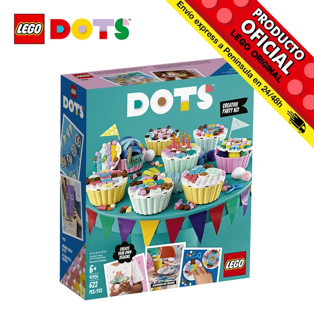 41926 LEGO DOTS creative party Kit-toys for boys and girls, figures + 3  years, blocks, pieces, original - AliExpress