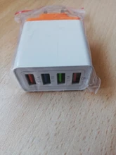 Cargador USB de 4 puertos de carga rápida 3,0 para Xiaomi Mi Note 10 Pro, cargador portátil de pared con enchufe europeo
