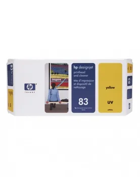 

HP Designjet 5000/5500 Printhead Yellow N ° 83 + Cleanser. UV ink for Outdoor