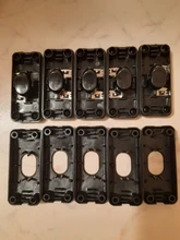 5 unids/lote en/OFF interruptor Inline negro en línea lámpara de mesa lámpara de escritorio luz Cable de interruptor de Cable de 110-250V