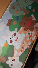 Alfombrilla de ratón Super creativa INS Tide escritorio para chicas adolescentes, tapete de ratón largo de oficina para chicas adolescentes y dormitorio