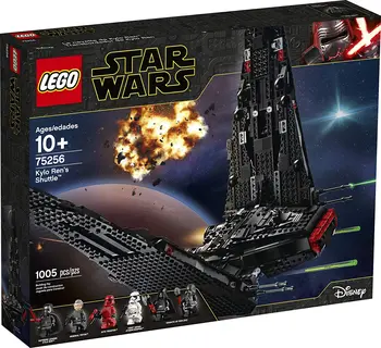 

LEGO Star Wars: The Rise of Skywalker Kylo Ren’s Shuttle 75256 Star Wars Shuttle Action Figure Building Kit (1,005 Pieces)