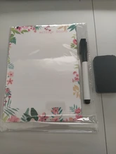 Pizarra magnética A5 para escribir, pizarra con imanes para nevera, tablero de mensajes borrable, horario diario de oficina y hogar, para hacer lista