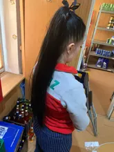 JINKAILI-Peluca de cabello sintético superlarga y Lisa, extensiones de cabello con coleta ondulada resistente al calor