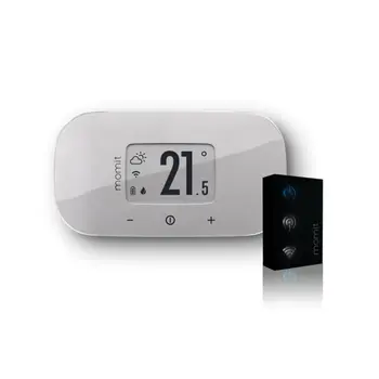 

WIFI THERMOSTAT WALL/WIRELESS BEVEL V2 MOMIT BL