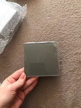 Interruptor táctil con Panel de cristal blanco, AC220V,1/2/3 entradas, 1 vía, para pared, EU/UK