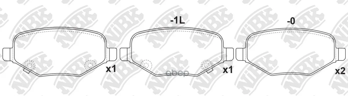 Колодки Тормозные Ford Explorer V 11- Задние Nibk Pn0698 NiBK арт. PN0698