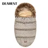 Baby Stroller Sleeping Bag Winter Warm Sleepsack Windproof For Infant Wheelchair Envelopes For Baby Footmuff Newborn Sleepsacks ► Photo 1/5