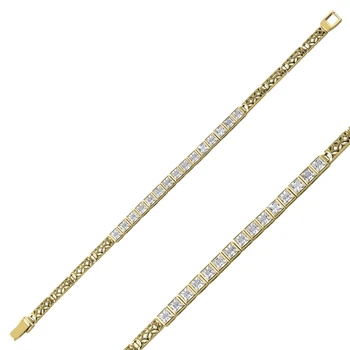 

KUTAYDAN 925 Sterling Silver Zircon Stone Bracelet