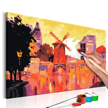 

DIY picture-windmill red-60x40 cm