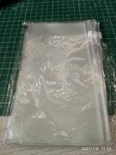 A5 A6 Binder de hoja suelta bolsa de almacenamiento PVC Etiqueta de tarjeta de boletos organizador bolsa con cremallera cuaderno carpeta dinero en efectivo sobres