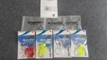 Fishing-Hooks Lead-Head Soft-Worm-Lure Qualyqualy Barbed for 3g