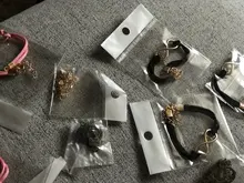 Pulseras con forma de corazón y estrellas para mujer y niña, brazaletes de Metal de Color dorado, joyería llamativa, venta al por mayor, 1 uds.