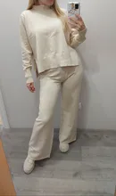 Womens Outfits Tracksuit-Set Pants Two-Piece-Set Knitted Yedinas Korean Winter Casual