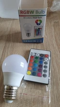 Spotlight-Bulb Bombillas Led-Rgb-Lamp Remote-Control Dimmable E27 110V 220V 10W 2835