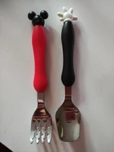 Qshare-vajilla para bebés, cuchara de postre para niños, tenedor cuchara de alimentación, aparatos para bebés, alimentación, cubiertos para niños