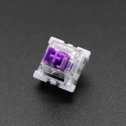 Premium Outemu Mechanical Keyboard Switches - Linear, Tactile, Clicky, Silent, Gray, White, Red, Blue, Gaming Enhancement - 110 Pcs (Dust-Proof Purple)