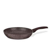 Сковорода без крышки Moulinvilla BS-26-I(Для всех типов плит, термоизолированная ручка, антипригарное покрытие