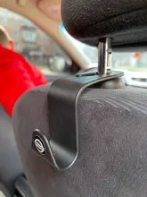 Ganchos de respaldo de asiento para coche, bolsa colgante multifunción, Material ABS, 2 uds., para Nissan Qashqai Juke x-trail Teana Tiida Almera Skyline