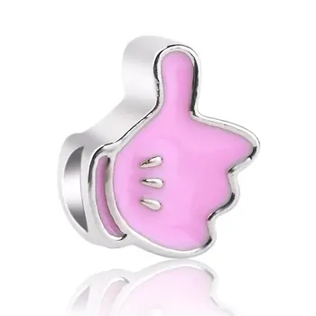 

Angemiel Pink Joker Mark Figured Charm