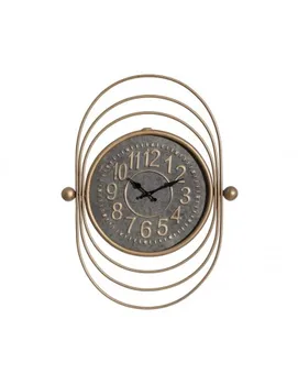 

WATCH GOLD METAL DECORATION 34X10,50X46,50 CM