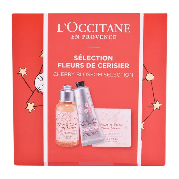 Унисекс косметический набор Fleurs De Cerisier L'occitane(3 шт