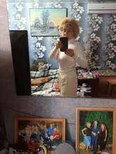 Pants Trousers Women Drawstring Female High-Waist WOTWOY Spliced Loose Autumn Straight