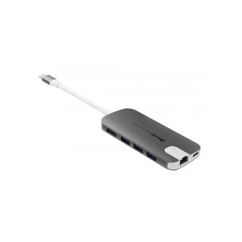 

Hub USB-C Silver HT 5 in 1 USB-C 3.1 Grey