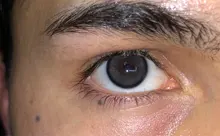 Easysmall pequeño negro único nuevo lentes de contacto de Color para cosméticos para ojos lentes de contacto ojo Color hermoso alumno 2 unids/par