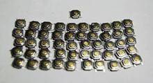 Botón táctico de Metal SMT de alta calidad, 50 Uds., 5,2x5,2x1,5mm a 9mm, 4 pines, botón táctil, botón para altavoz y Audio