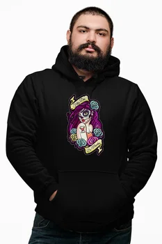 

Angemiel Purple Wear With Mexican Men 'S Black Male Hooded Sweatshirt