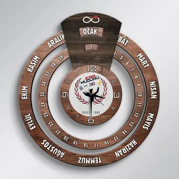 

Personalized Professional Executive Director Infinite Mayan Calendar Wooden Wall Clock