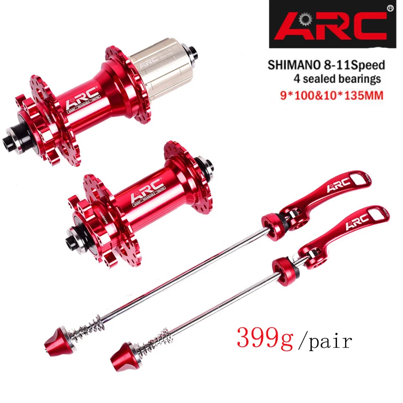 ARC new 4 Bearings Pawls MTB Bike Hub Quick Release set hub 32 28 36Holes Disc Brake QR Bicycle Hubs Sealed Bearing | Спорт и