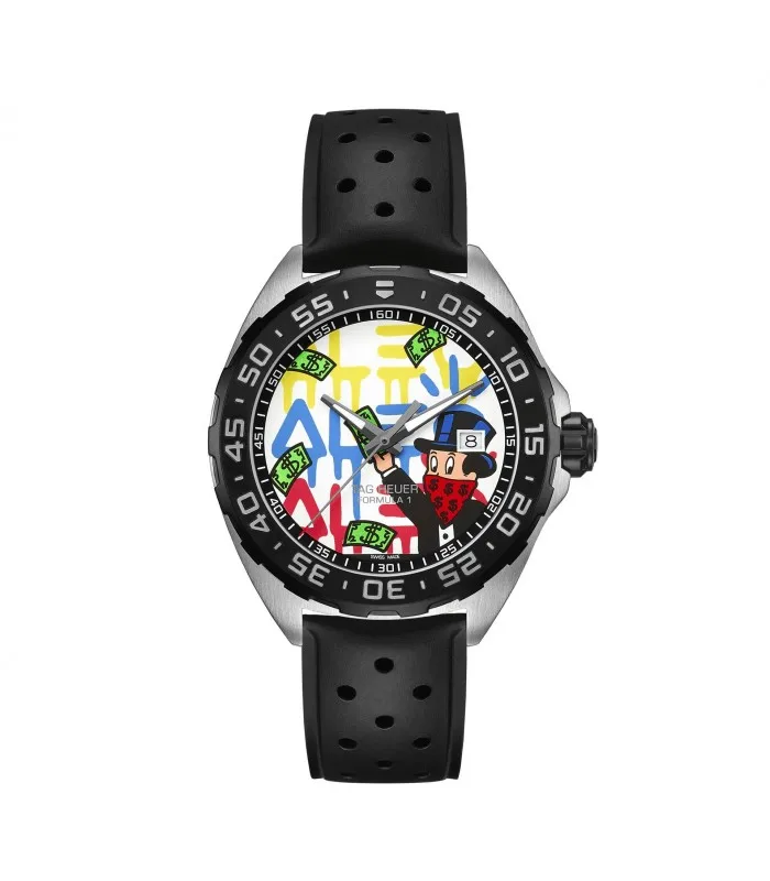 Часы TAG HEUER FORMULA 1 ALEC MONOPOLY специальное издание 41 мм WAZ1119.FT8023