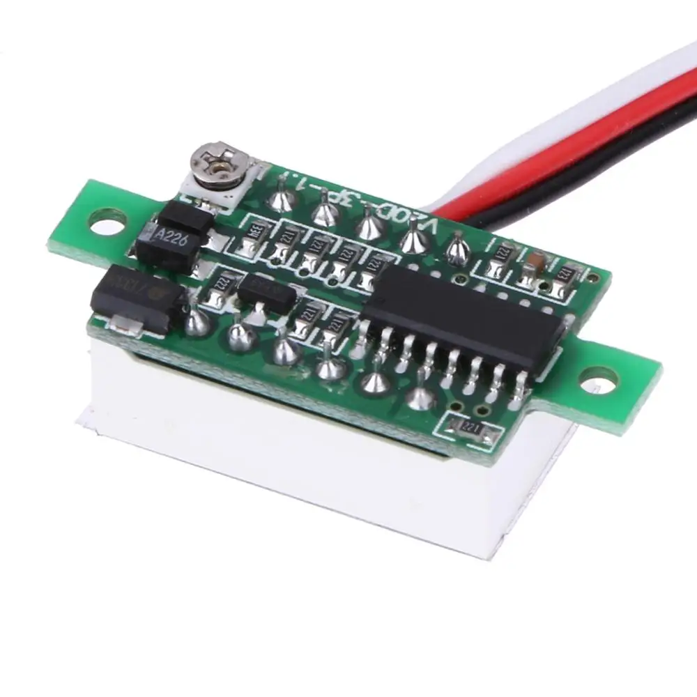 Мини цифровой вольтметр Амперметр DC3.0 30V портативный DC0 100V красный зеленый свет