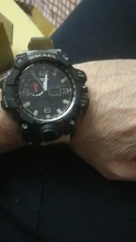 Smael Relojes Deportivos de Marca para Hombre con Doble Pantalla Analógica Digital Led Relojes de Pulsera de Cuarzo Electrónicos Reloj Militar de Natación Impermeable