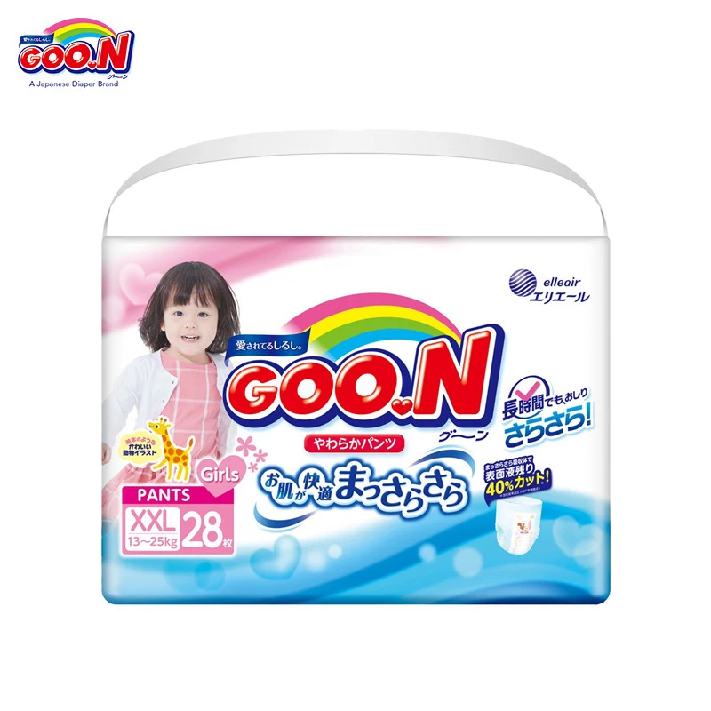 Трусики GOON Panties Girls 13-25 кг (28 шт.) XXL | Мать и ребенок