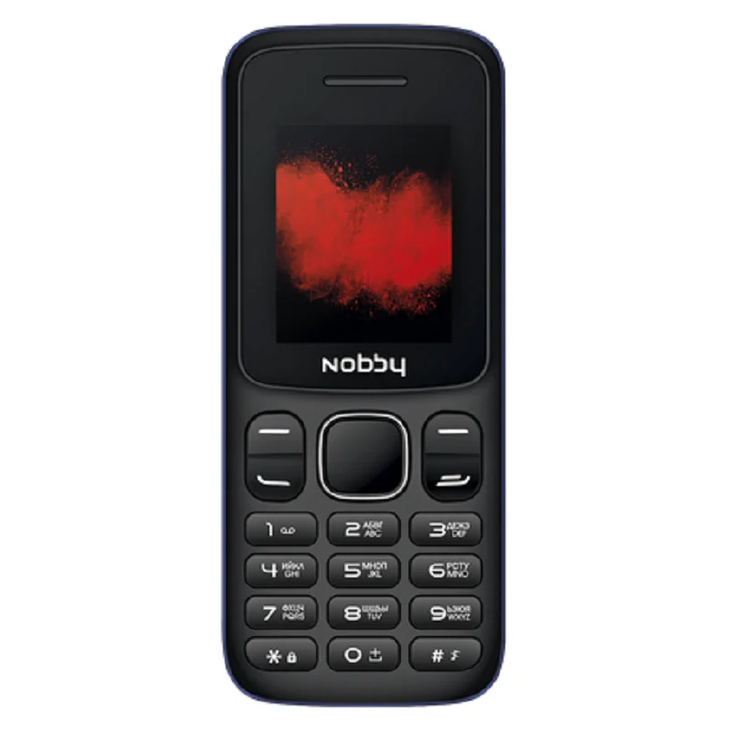 Мобильный телефон Nobby 100 1 77&quot 128x160 2сим+micro SD 600мАч черно синий|Смартфоны| |