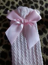 Calcetines de algodón con lazo para bebé y niña, medias transpirables antideslizantes para recién nacidos, calcetines de niñas bebé de 0 a 3 años, material barato